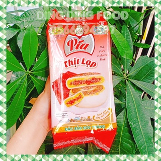 Bánh Pía Đậu Xanh Thịt lạp Tân Huê Viên [Túi 400g x 4 Cái]| Bánh Pía Nhân Măn, Bánh Pía Sóc Trăng - DING DING FOOD
