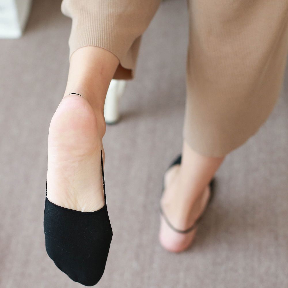 Đôi vớ thuyền màu trơn thoáng khí thời trang cho nữ