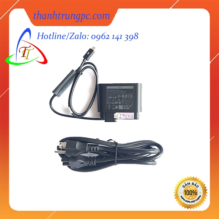 Sạc Laptop dell Oval USB Type-C 45W-2.31A
