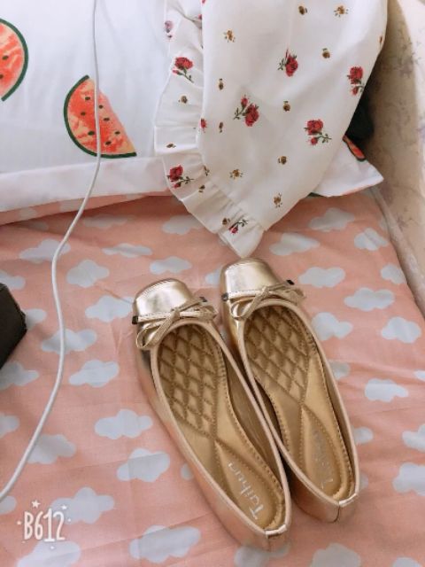 Giầy bệt nơ mũi vuông sẵn vàng 37 , đen 37 , vàng 36  hagauorder hagauorder | BigBuy360 - bigbuy360.vn