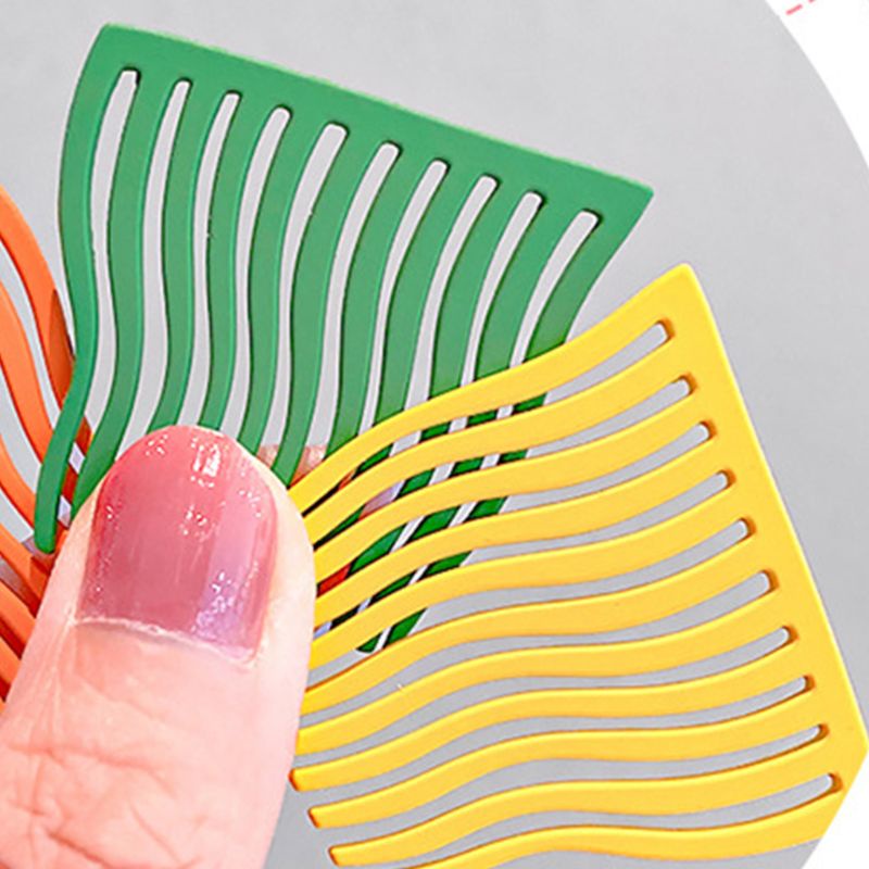 Bộ 5 Lược Kẹp Tóc Kim Loại Màu Sắc Ngọt Ngào Cho Nữ