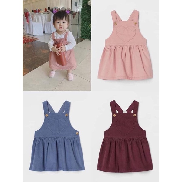 yếm váy hm cho bé
