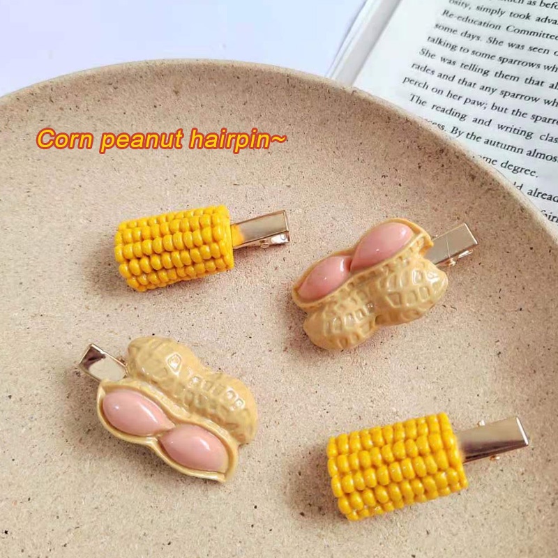 Kẹp tóc hình hạt bắp sáng tạo độc đáo