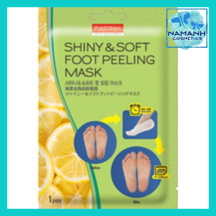 SET 2 TÚI MẶT NẠ THAY DA CHÂN PUREDERM SHINY & SOFT FOOT PEELING MASK