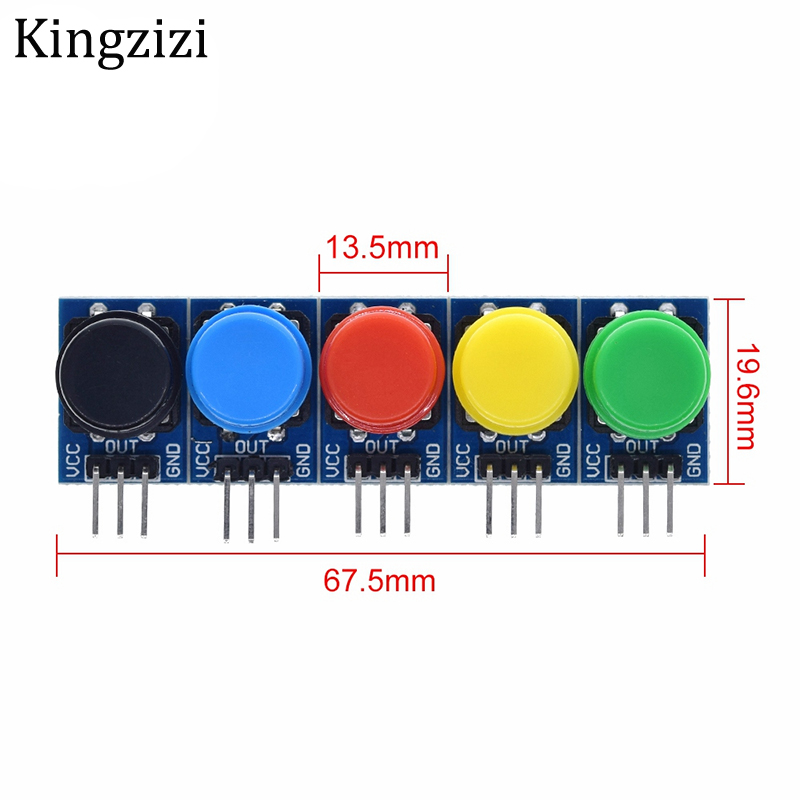 Set 5 Mô Đun Công Tắc Đèn 12x12mm Chuyên Dụng Dành Cho Arduino