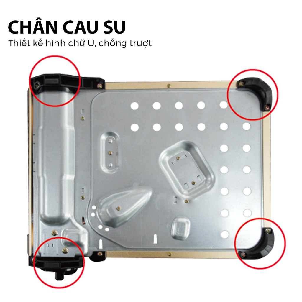 Bếp Ga Mini Cao Cấp, Hai Vòng Chắn Gió MS-77 - Công Suất 2900W | Nhôm Nhẹ - Inox Chống Rỉ | Bảo Hành 9T | Chính Hãng