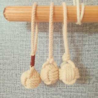 5 móc khoá monkey fist handmade key chains