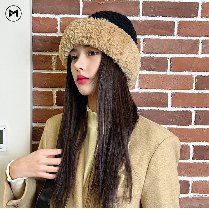 Mũ Len Trùm Tai Giữ Ấm Mùa Đông Hàng Mới 2022