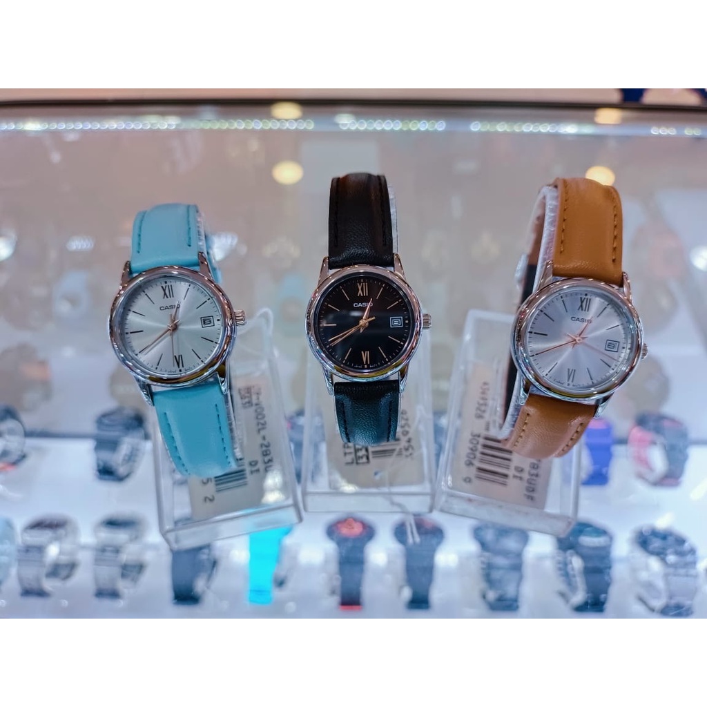 Đồng hồ nữ dây da Casio Anh Khuê LTP-V002L-7B3UDF