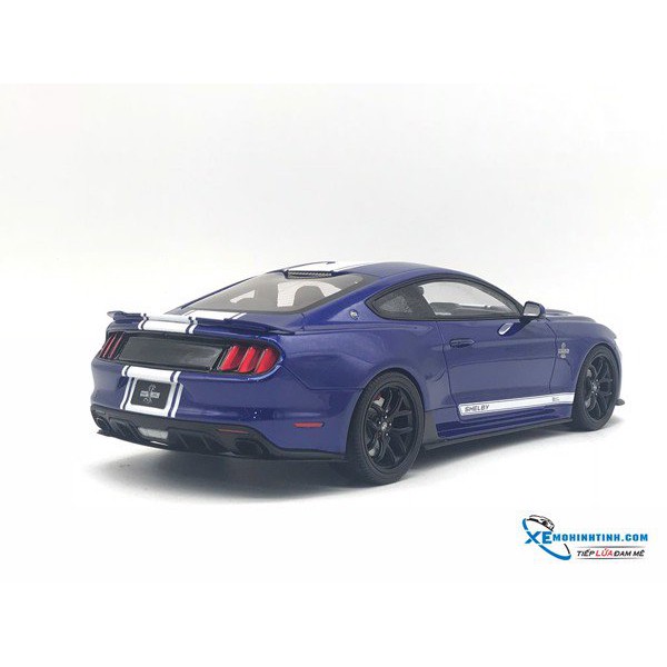 XE MÔ HÌNH TĨNH Ford Shelby Super Snake 2017 1:18 GTSpirit ( Xanh )