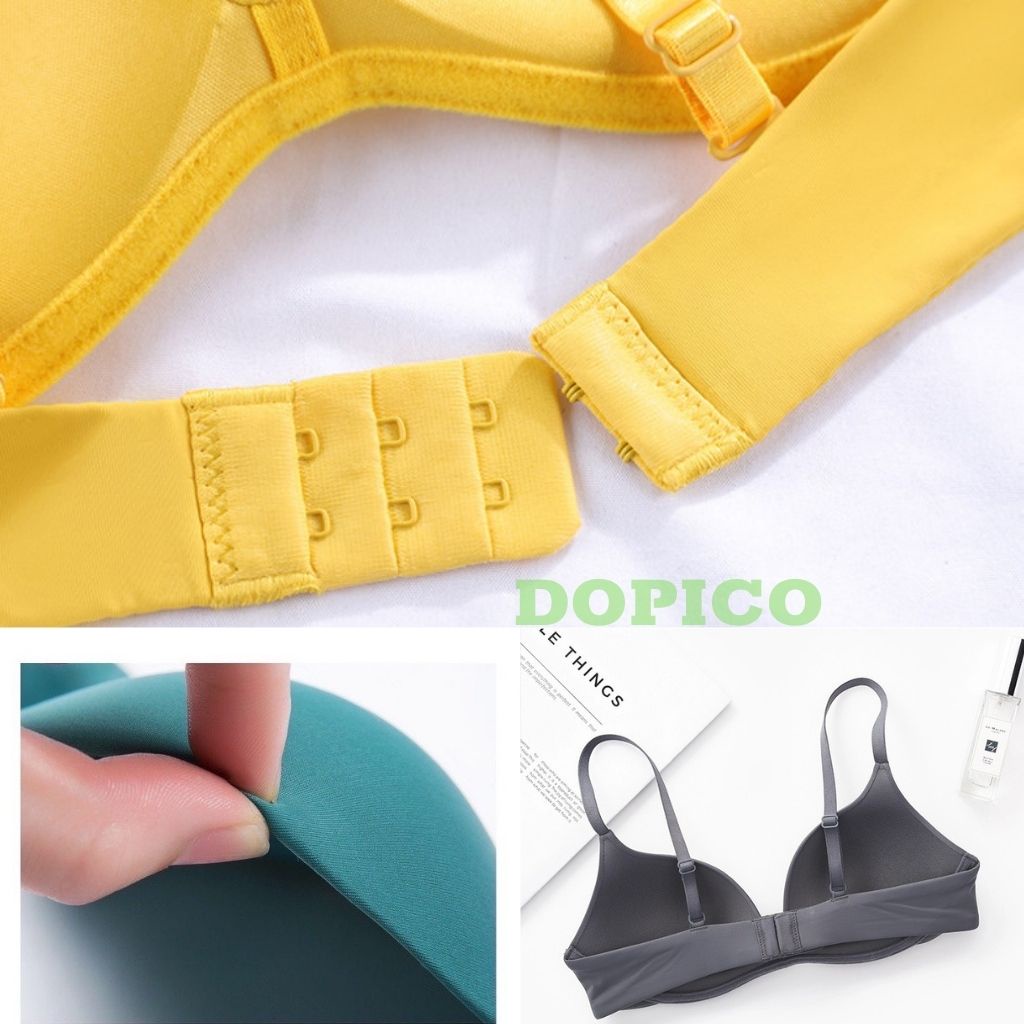 Áo ngực không gọng nữ su đệm mỏng tàng hình mặc thoải mái ôm ngực A239