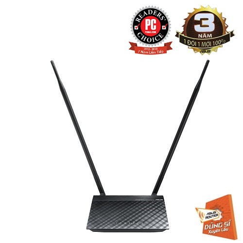 Bộ phát wifi Asus RT-N12HP N300 ,Xuyên Tường, phủ sóng rộng - Chính Hãng