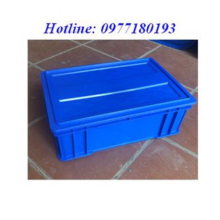 Thùng Nhựa Đặc B4 Có Nắp Đậy