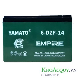 Ắc quy Yamato 6-DZF-14 12V 14AH