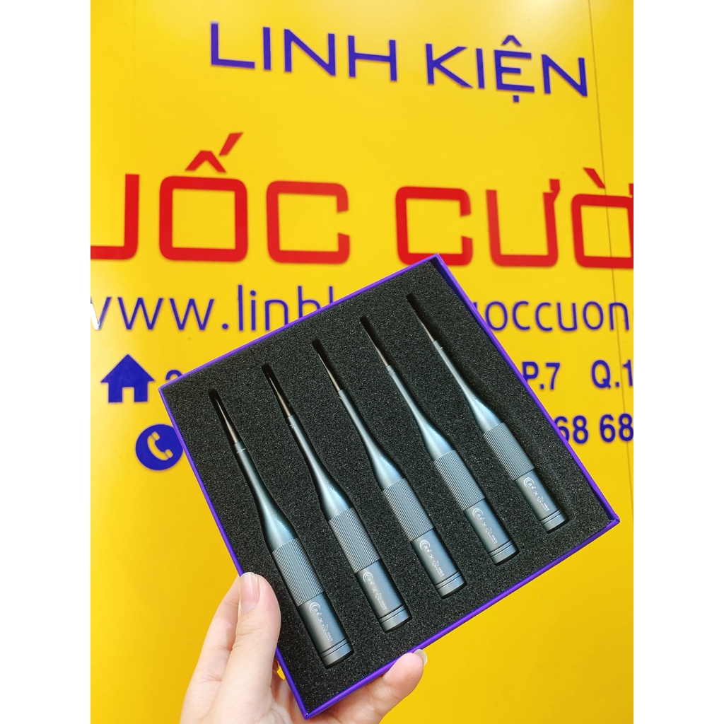 Bộ 5 cây vít Toma giá siêu rẻ (A/ B/ C/ D/ E) mở full iP và Androi