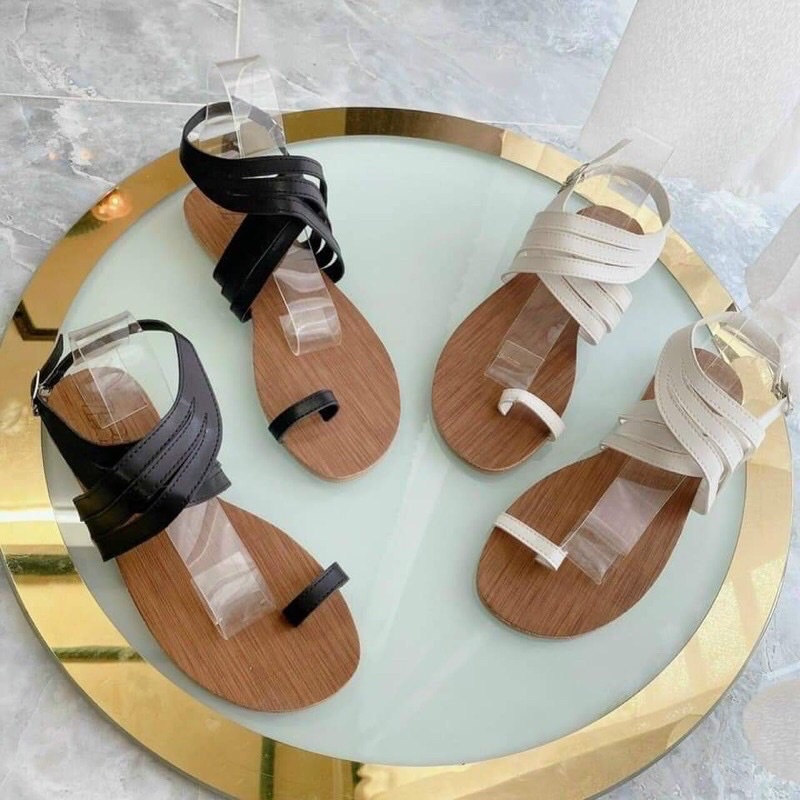 Sandal chiến binh xỏ ngón quai chéo
