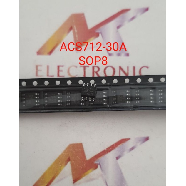 Cảm biến dòng 30A ACS712ELCTR-30A ACS712EL ACS712 ACS712T 30A - SOP8