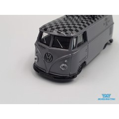 Xe Mô Hình Volkswagen T1 Panel Van Mean Streets 1:64 Schuco &amp; Tarmac ( Xám )