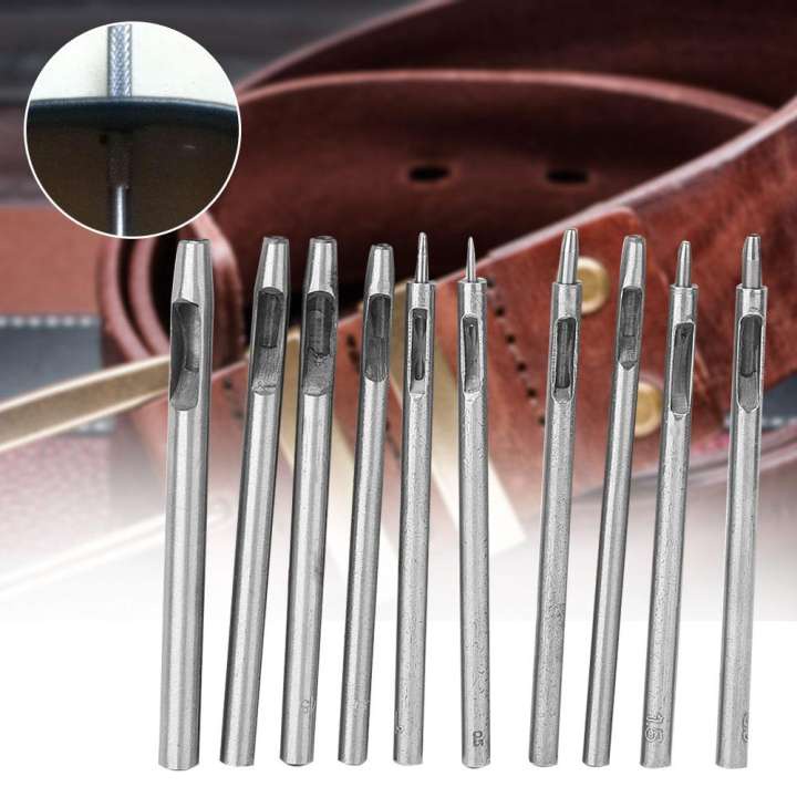 10 Cái Đồ Da Thủ Công Tự Làm Lỗ Rỗng Công Cụ Đục Lỗ Dây Đồng Hồ Đeo Tay Công Cụ Đục Lỗ-Sport1VN-198