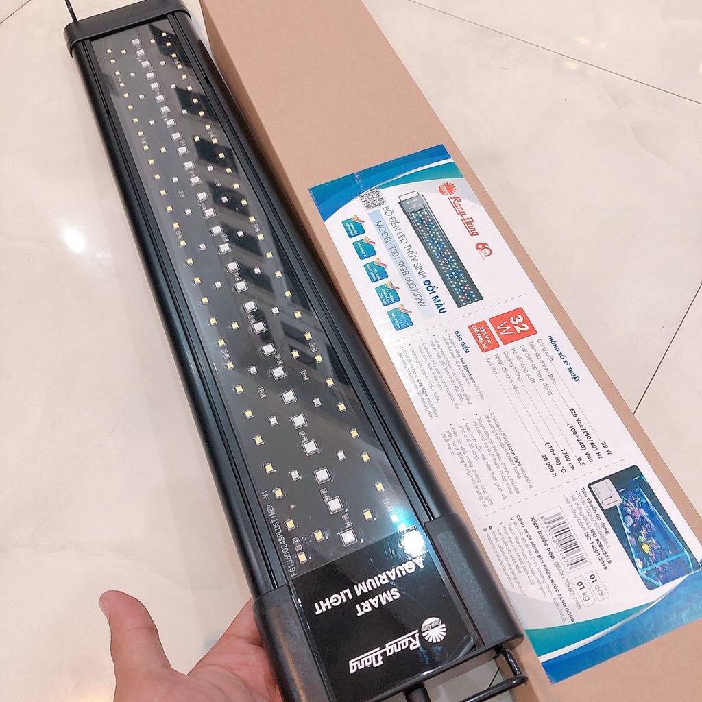 Đèn Led hồ cá Rạng Đông, Đổi 17 màu với nhiều cấp độ sáng. Hàng Chính Hãng