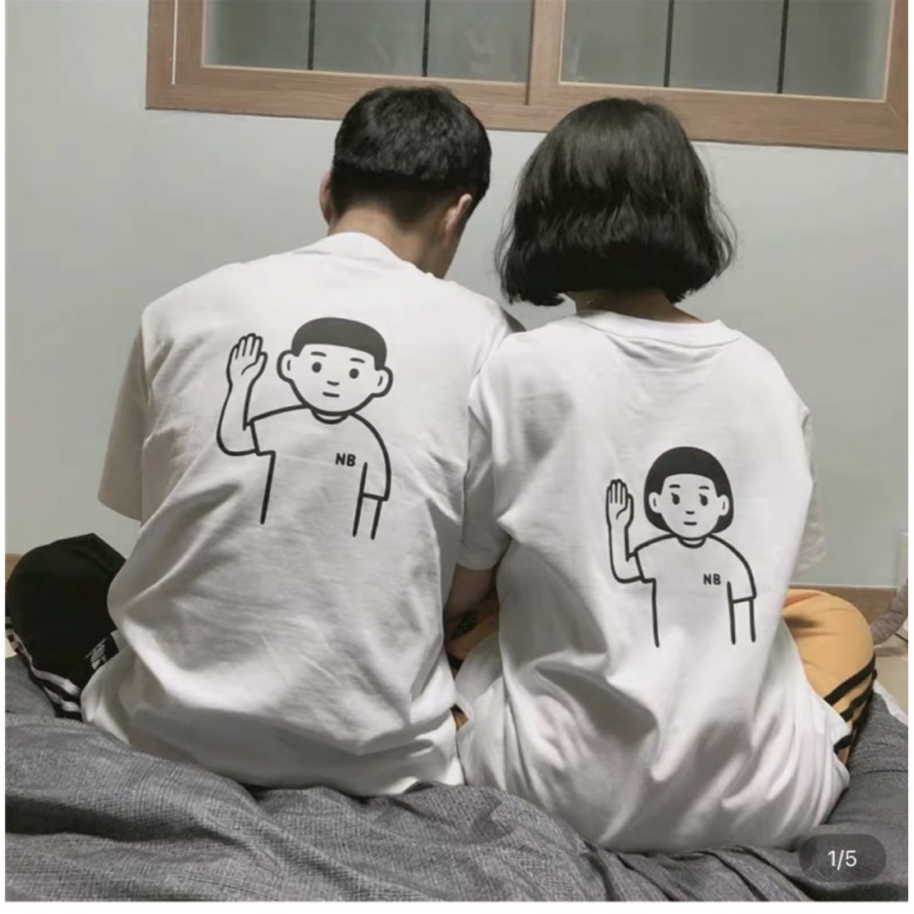 Áo thun Stee HI BOY and GIRL - Giá sỉ Unisex