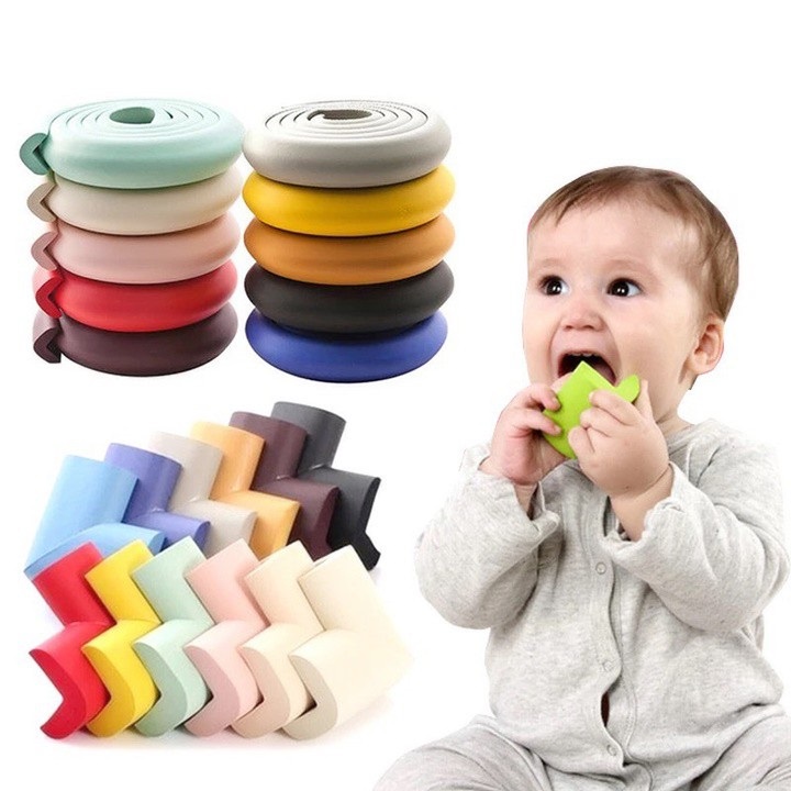 Cuộn Xốp Bọc Cạnh Bàn Góc Cạnh 2 Mét - Dây Cao Su Che Bịt Cạnh Bàn, Ghế An Toàn Cho Bé No.100987
