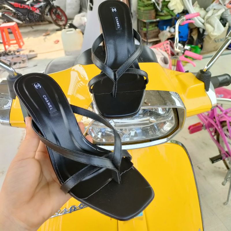 Dép bigsize xỏ ngón gót vuông size 35-45