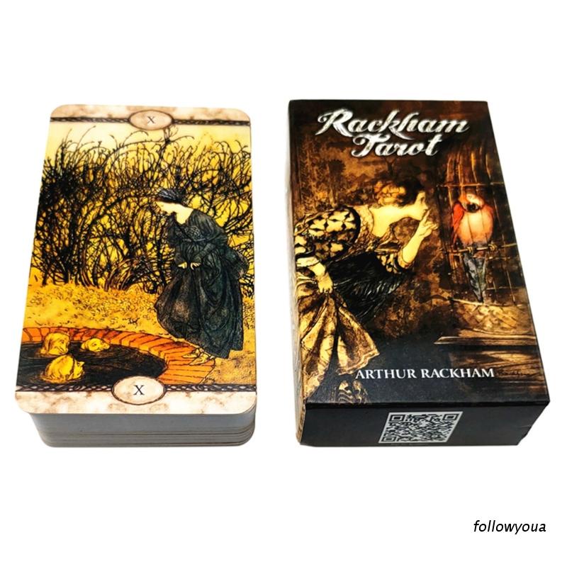 Bộ Bài Tarot 78 Lá Phiên Bản Tiếng Anh rackham tarot
