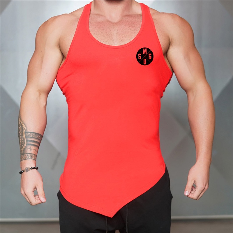 Áo Thun Cotton Không Tay In Chữ Tập Thể Hình Mẫu Mới Thời Trang Mùa Hè Cho Nam