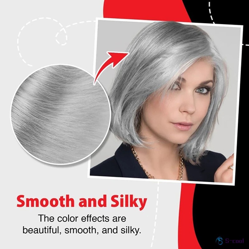 Hair Dye Cream Permanent Hair Coloring Cream Styling Tools for Women Men 100ML Gray Color | BigBuy360 - bigbuy360.vn