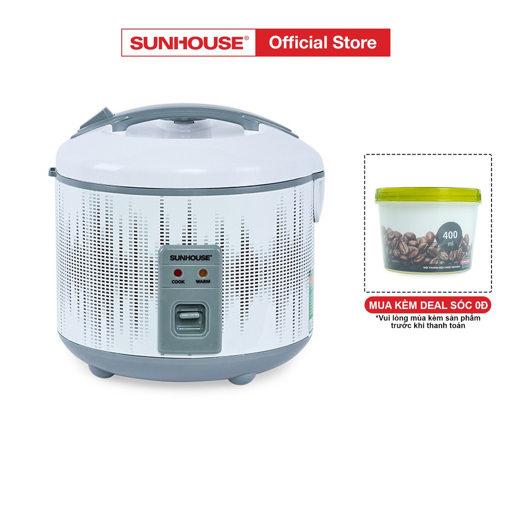 Nồi cơm điện 1.8L SUNHOUSE SHD8601