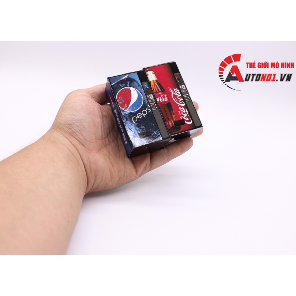 MÔ HÌNH TĨNH MÁY BÁN NƯỚC TỰ ĐỘNG PEPSI - COCA COLA 4cm x 2.8cm x 8cm PK036