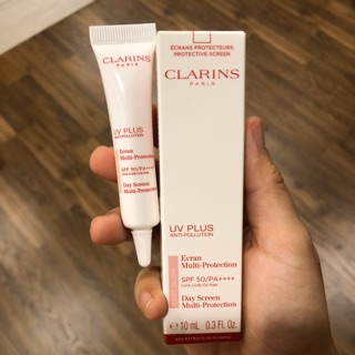 kem chống nắng clarin rosy glow mini