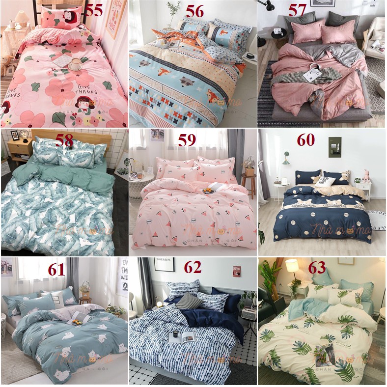 BỘ CHĂN GA GỐI COTTON POLY HOT TREND 2020 - HÀNG NHẬP KHẨU - CHAT CHỌN MẪU | BigBuy360 - bigbuy360.vn