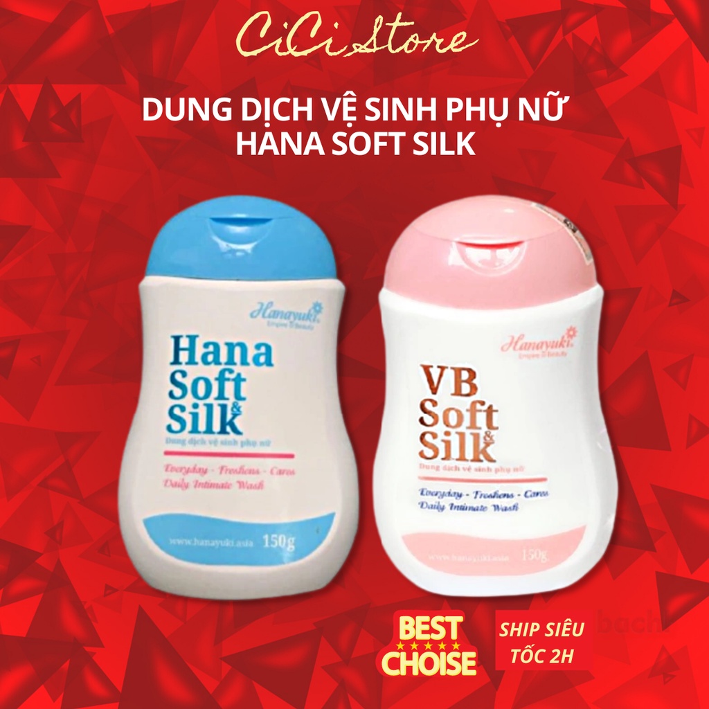 Dung dịch vệ sinh Hana Soft Silk Chính hãng