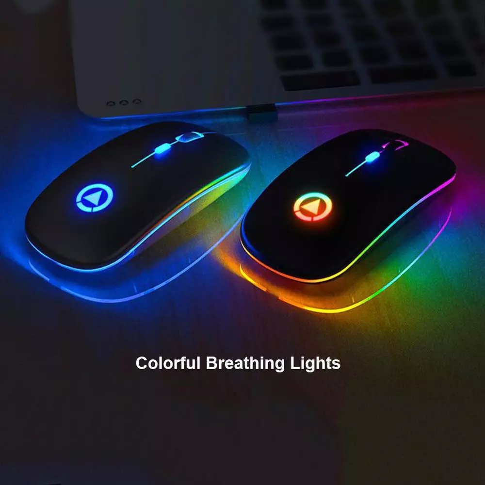 Chuột Chơi Game Không Dây Bluetooth 2.4ghz Có Đèn Led