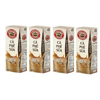 Cà Phê Sữa Đá Highlands Lốc 4 Hộp x 180ML