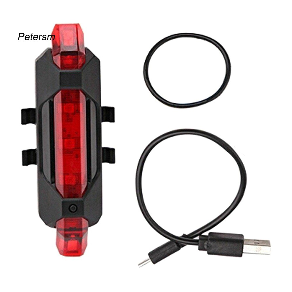 Đèn Đuôi Xe Đạp Leo Núi Sạc Usb