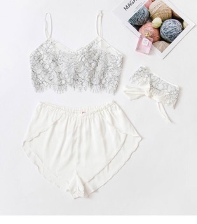 BỘ NGỦ LỤA PHỐI REN