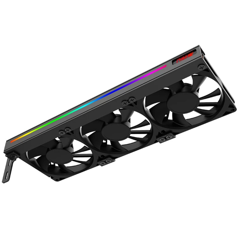 Universal GPU Cooling Fan 3X90mm ARGB Sync Lighting 5V Addressable RGB Silent Chassis PCI Graphics Card Cooler Fan
