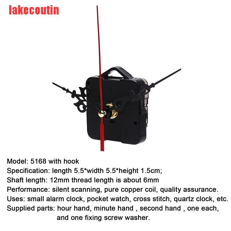 {lakecoutin}1set Quartz Clock Movement Mechanism Hands Wall Repair Tools Part Set UQX