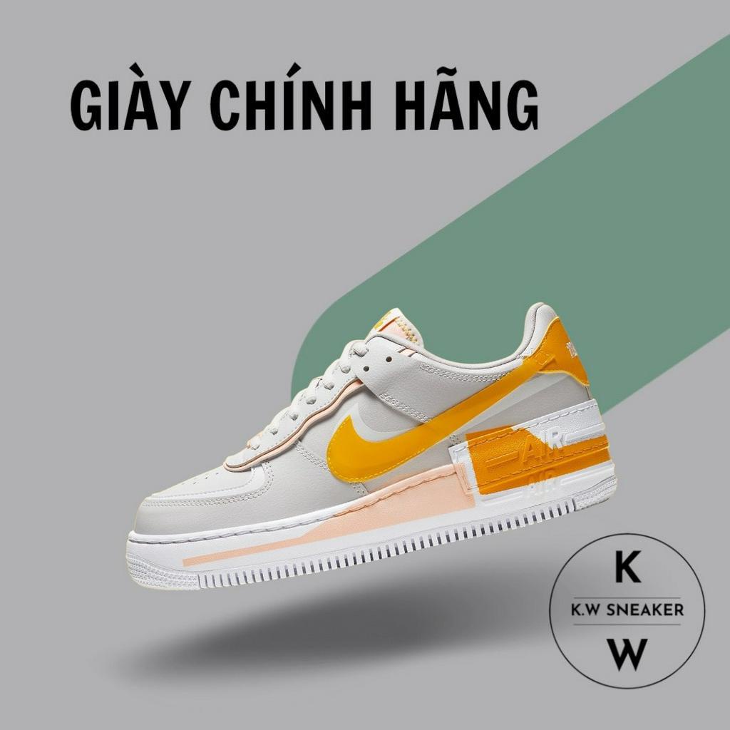 Giày Air Force 1 Shadow Hồng Móc Xanh, Vàng Đậm, Good Game chính hãng