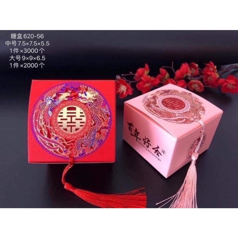 ✅Giá Rẻ Vô Địch✅Com bo 100 vỏ hộp rồng đỏ 8 * 8