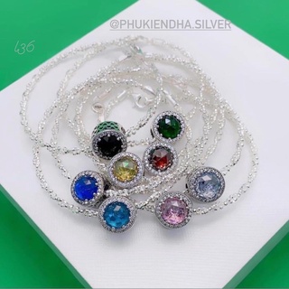 Vòng tay mix pan đá màu-shop bạc dha trang sức bạc uy tín