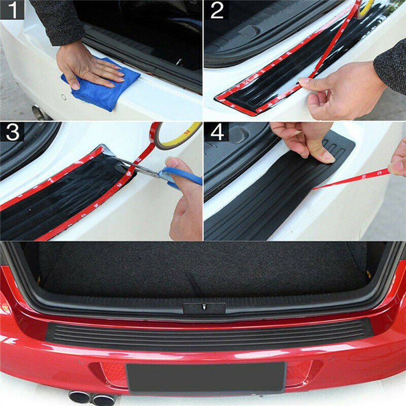 Tấm cao su dán cốp xe hơi(PK168) dải cao su dán cốp xe hơi chống trầy xước, trang trí ô tô