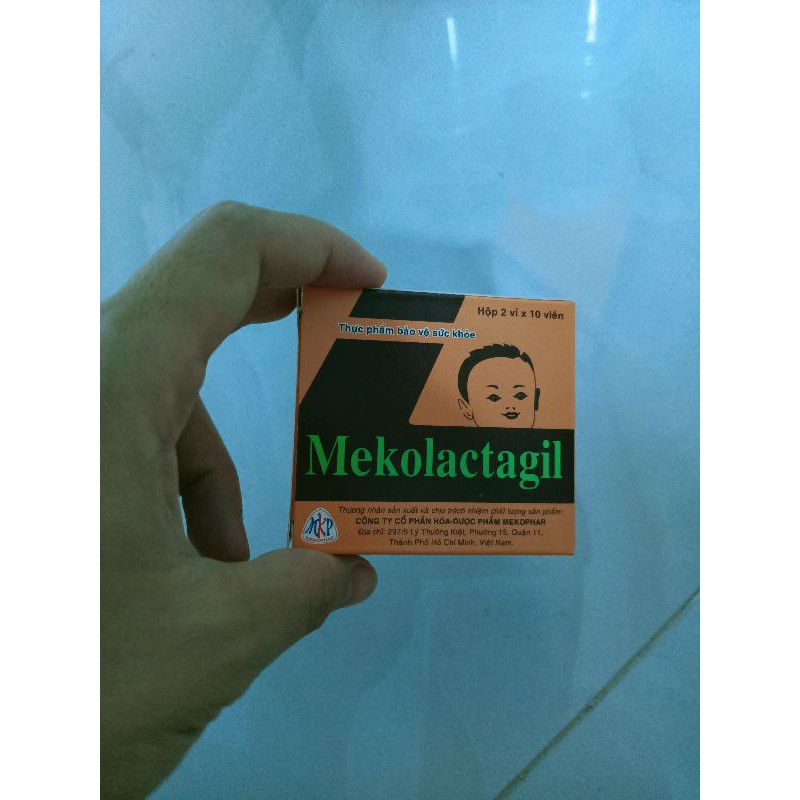 Tảo kích sữa Mekolactagil hộp 20v ♥♥