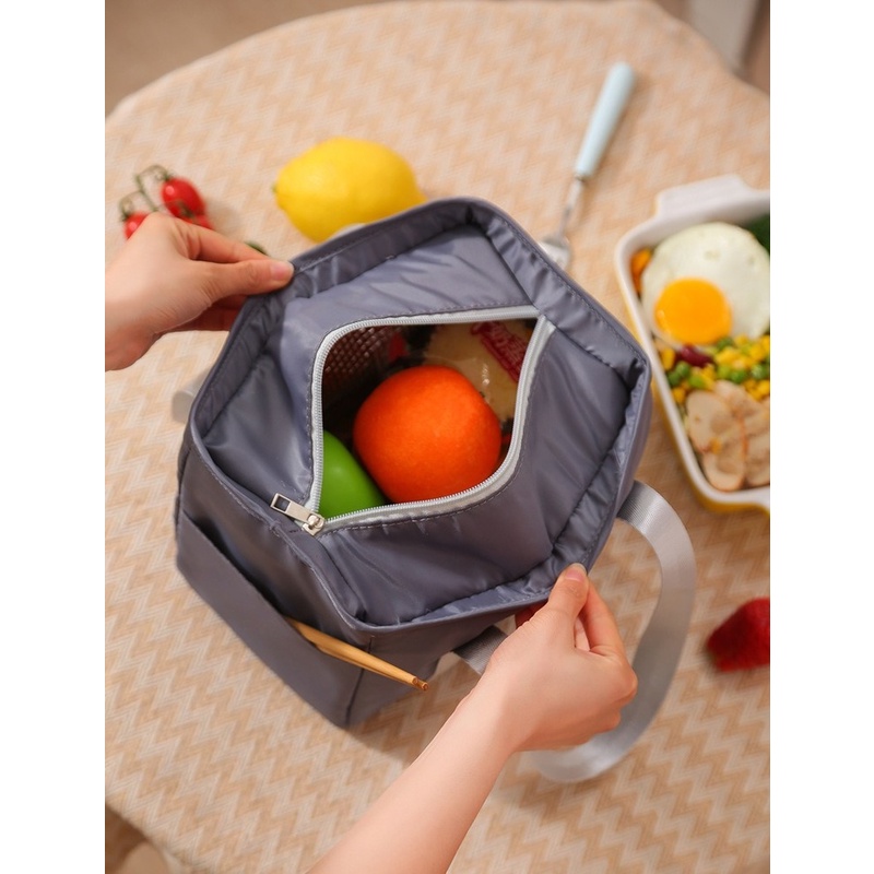 Túi Đựng Hộp Cơm Trưa Giữ Nhiệt Cỡ Lớn Tiện Lợi