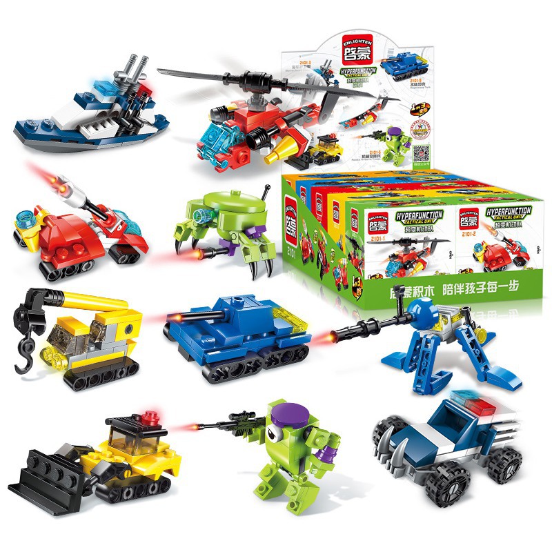 Hộp Lego Mini xếp mô hình đồ chơi lắp ráp phát triển trí tuệ (Giao Ngẫu Nhiên)