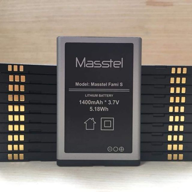 Pin điện thoại Masstel Fami S Chính hãng -1400 mAh-Bảo hành 12 tháng