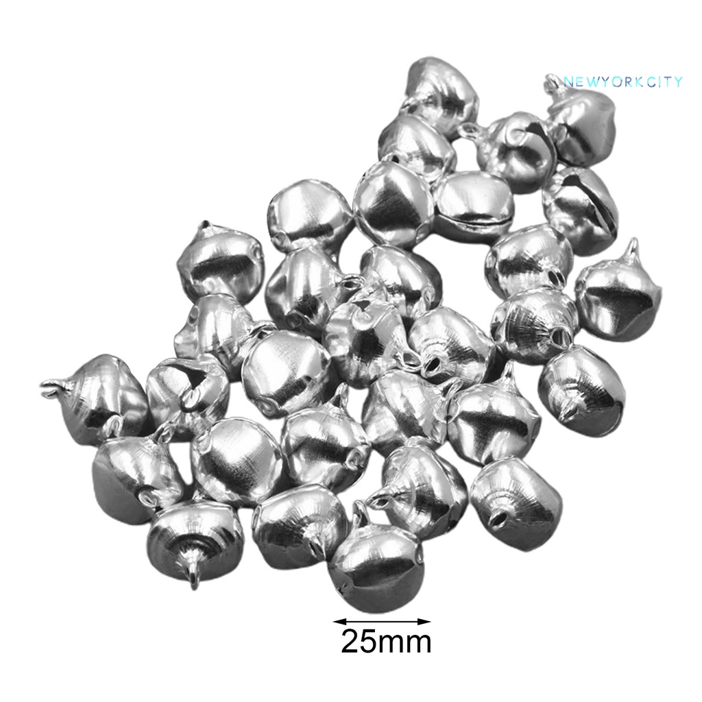 Set 18 Chuông Kim Loại Mini Treo Trang Trí Cây Thông Noel